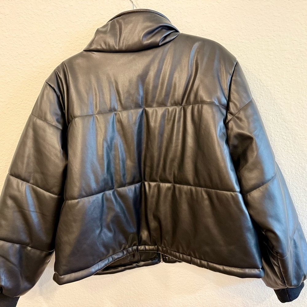 Anthropologie Black Leather Jacket - Picture 5 of 5